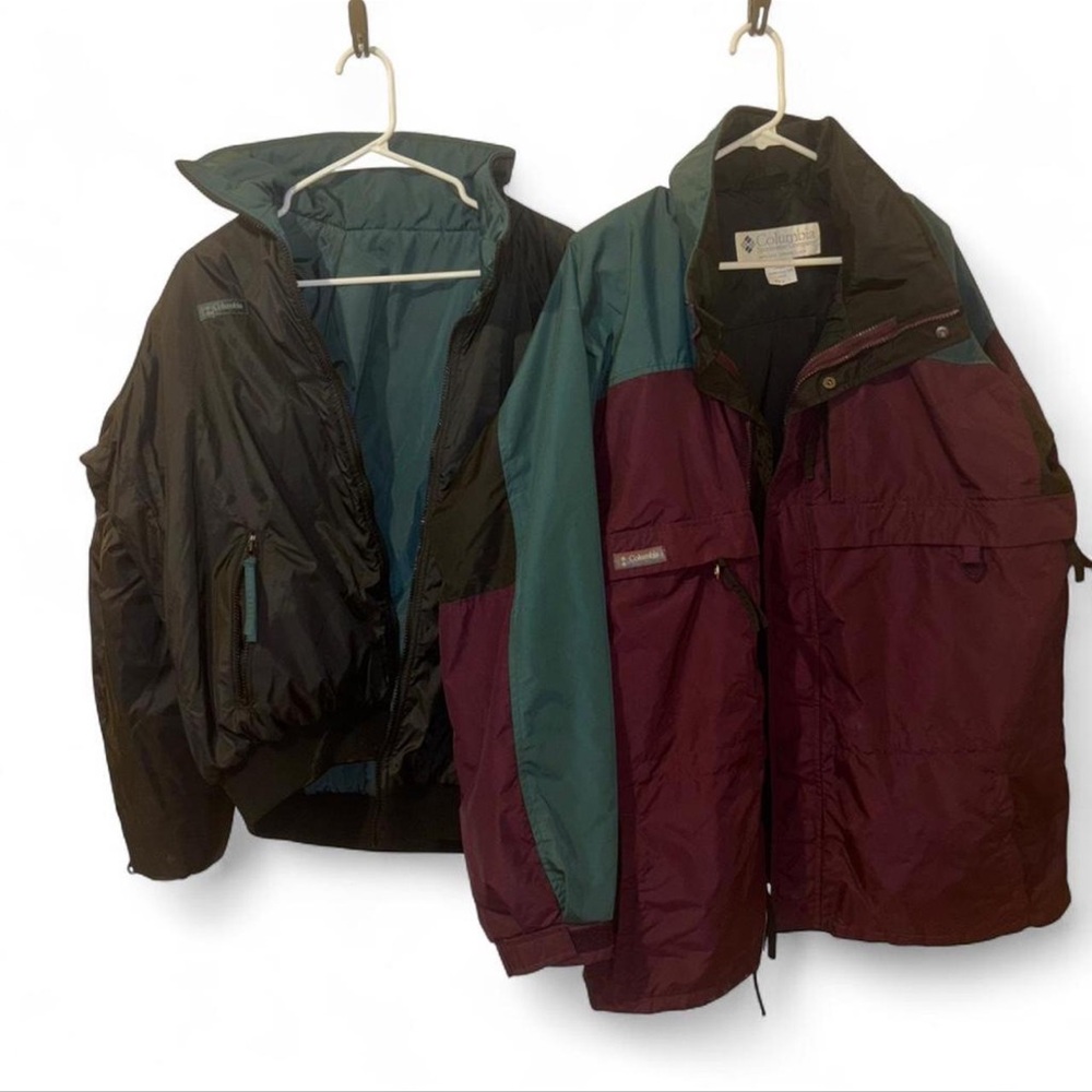 Vintage 90’s Columbia 3-in-1 jacket and liner bundle men’s L #columbia #vintage